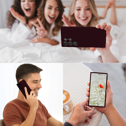 Husa Soft Silicone - Samsung Galaxy S23 Ultra - Burgundy