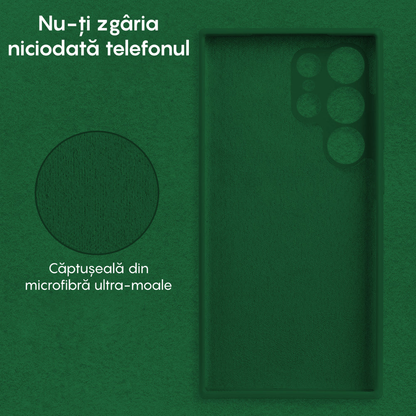 Husa Soft Silicone - Samsung Galaxy S23 Ultra - Dark Marine Green