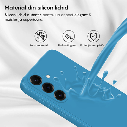 Husa Soft Silicone - Samsung Galaxy S25 - Cadet Blue