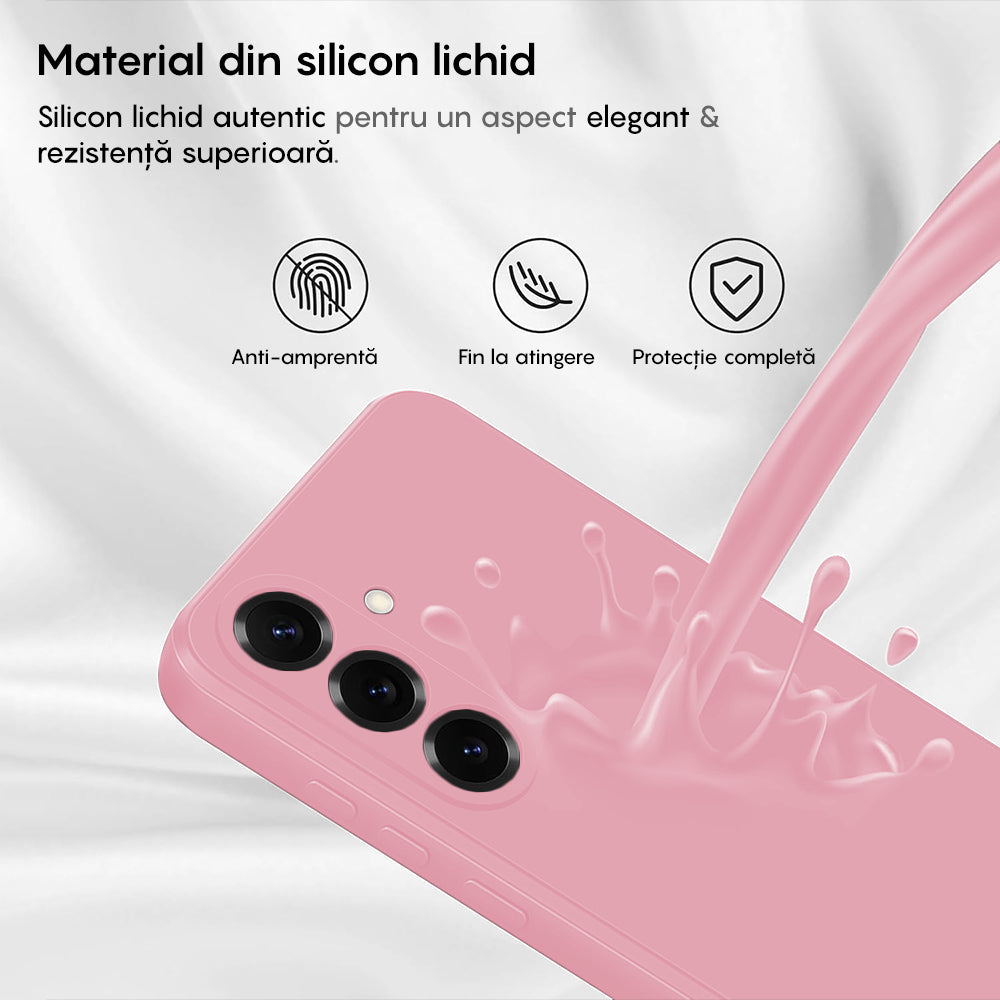 Husa Soft Silicone - Samsung Galaxy S25 - Roz