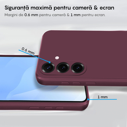 Husa Soft Silicone - Samsung Galaxy S25 - Burgundy