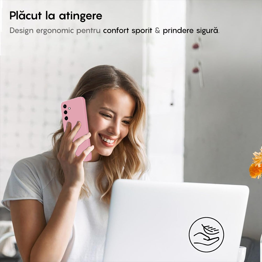 Husa Soft Silicone - Samsung Galaxy S25 Plus - Roz