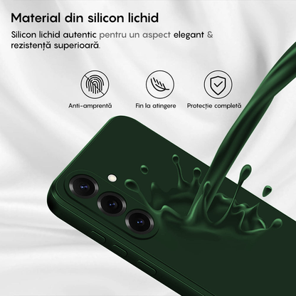Husa Soft Silicone - Samsung Galaxy S25 Plus - Webster Green
