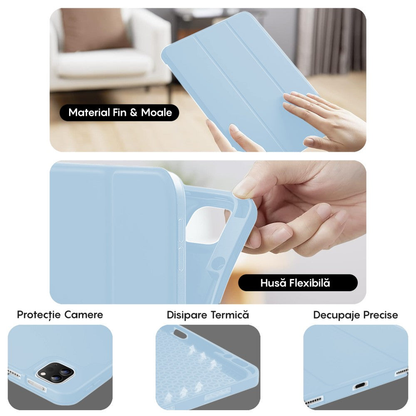 Husa MagneticX - iPad Pro 11 2022/2021/2020 11" - Albastru