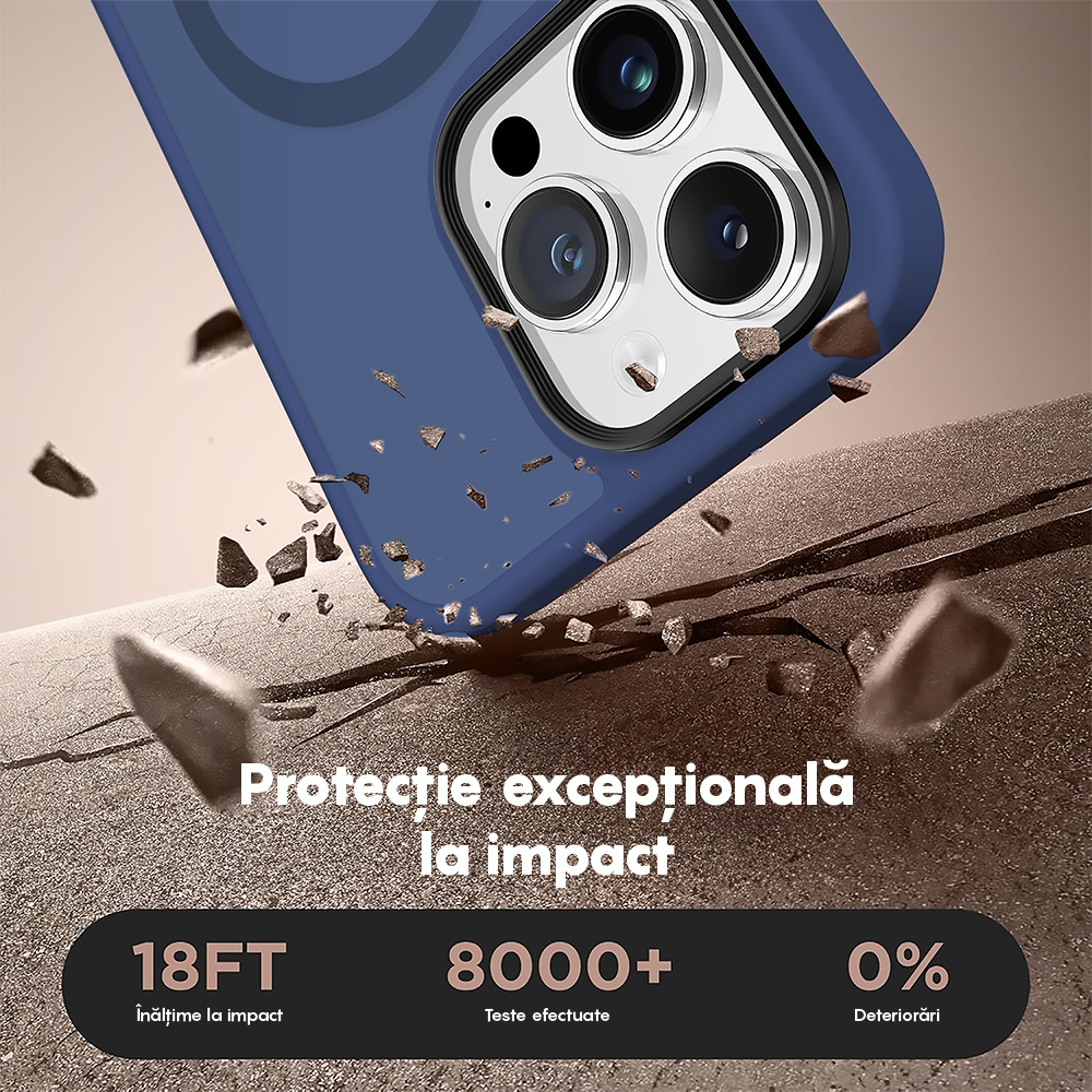Husa MagSafe - iPhone 12/12 Pro - Gentleman Blue