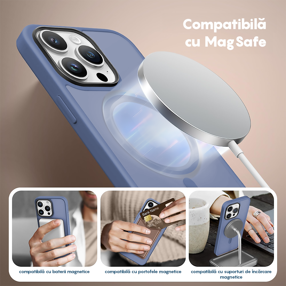 Husa MagSafe - iPhone 14 Pro Max - Yuenfeng Blue