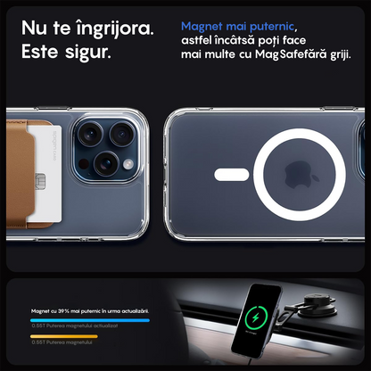 Husa MagSafe - iPhone 15 - Clear