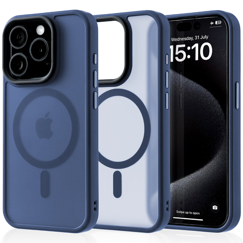 Husa MagSafe - iPhone 15 - Gentleman Blue