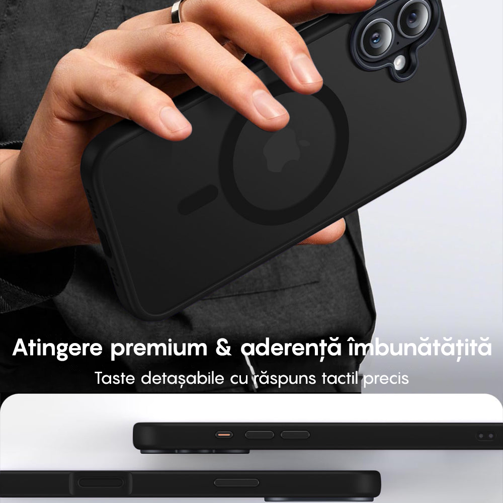Husa MagSafe - iPhone 16 - Negru