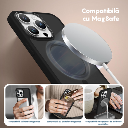Husa MagSafe - iPhone 16 Pro Max - Negru