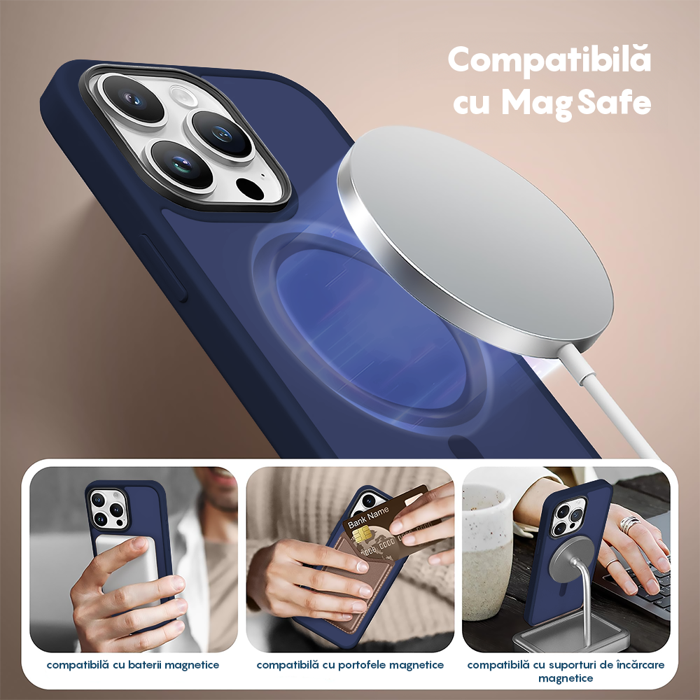 Husa MagSafe - iPhone 16 Pro Max - Albastru