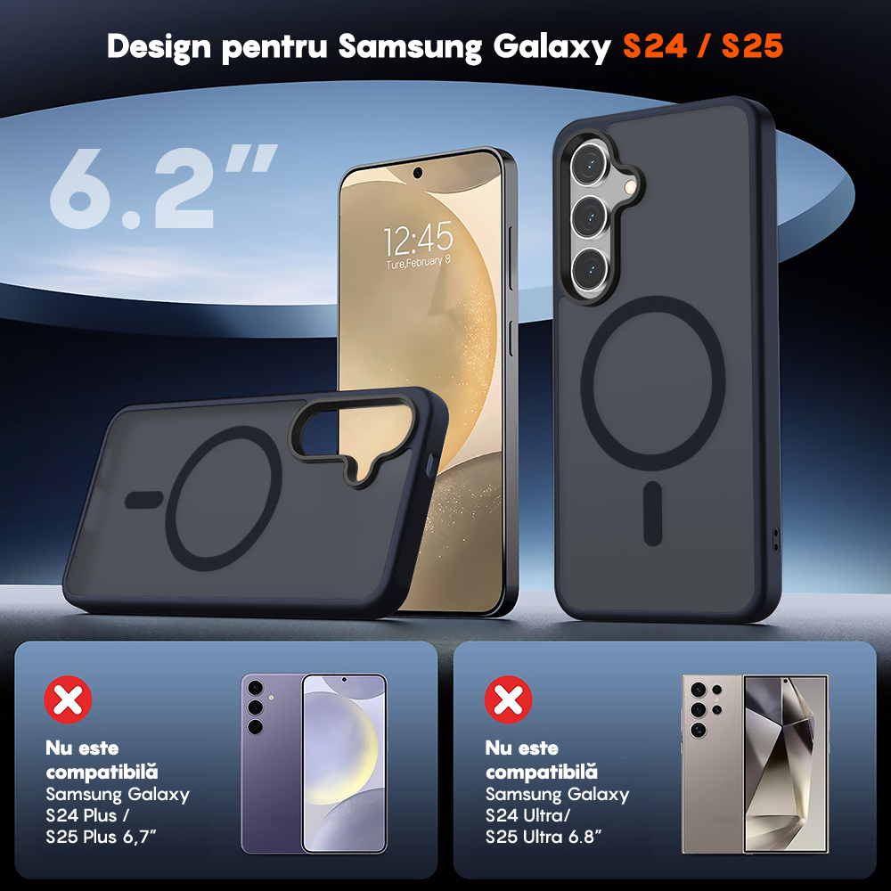 Husa MagSafe - Samsung Galaxy S24 - Albastru