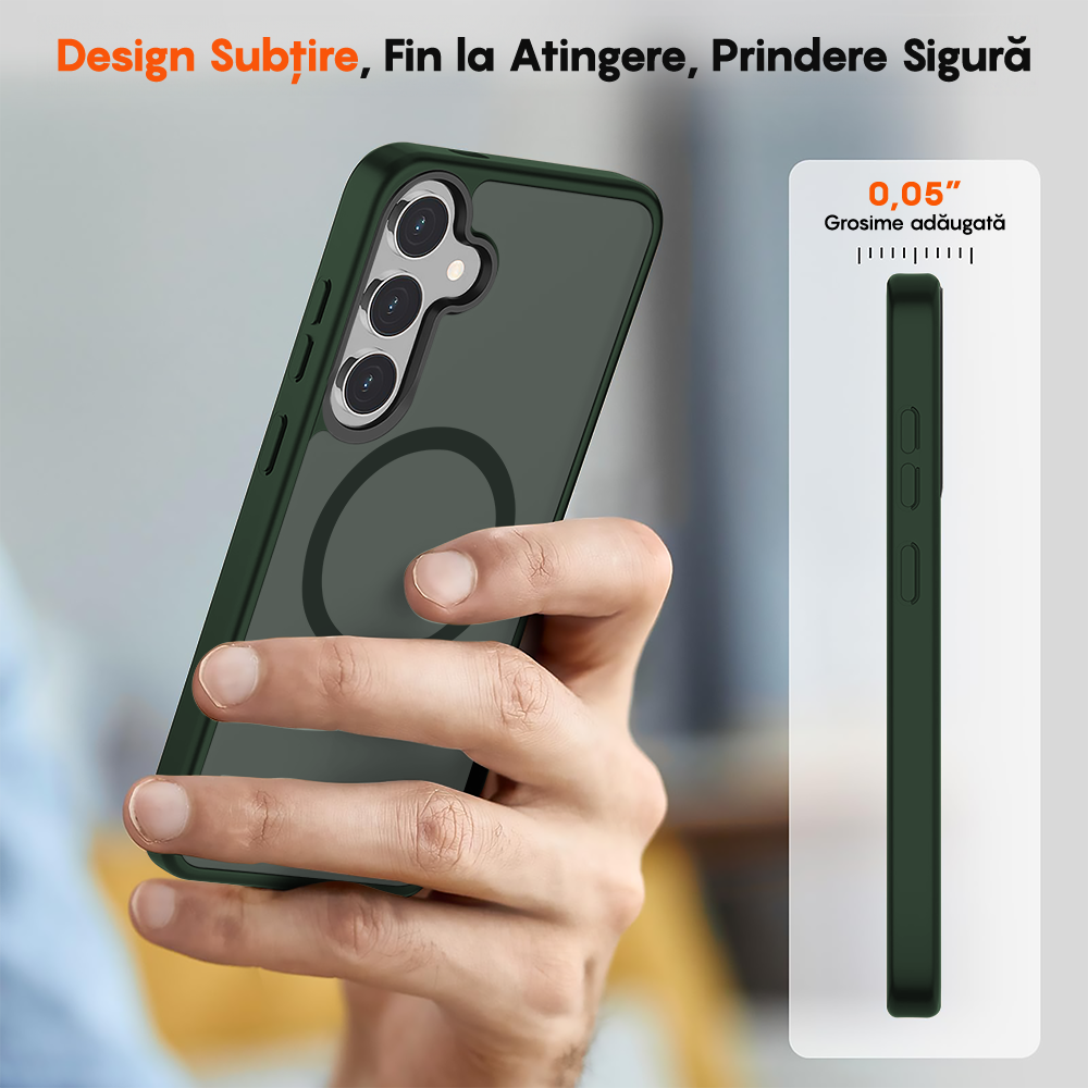 Husa MagSafe - Samsung Galaxy S24 - Verde