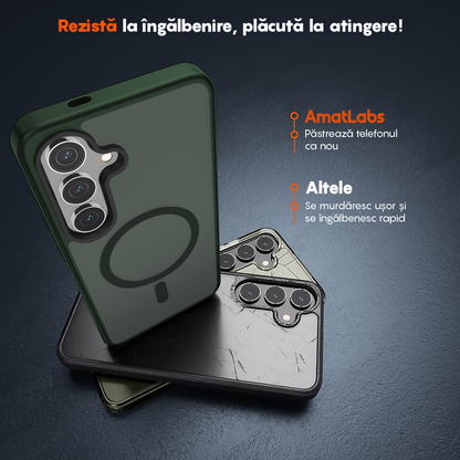 Husa MagSafe - Samsung Galaxy S25 - Verde