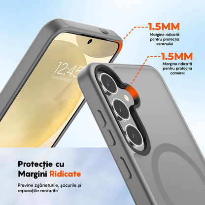 Husa MagSafe - Samsung Galaxy S25 Plus - Gri Deschis