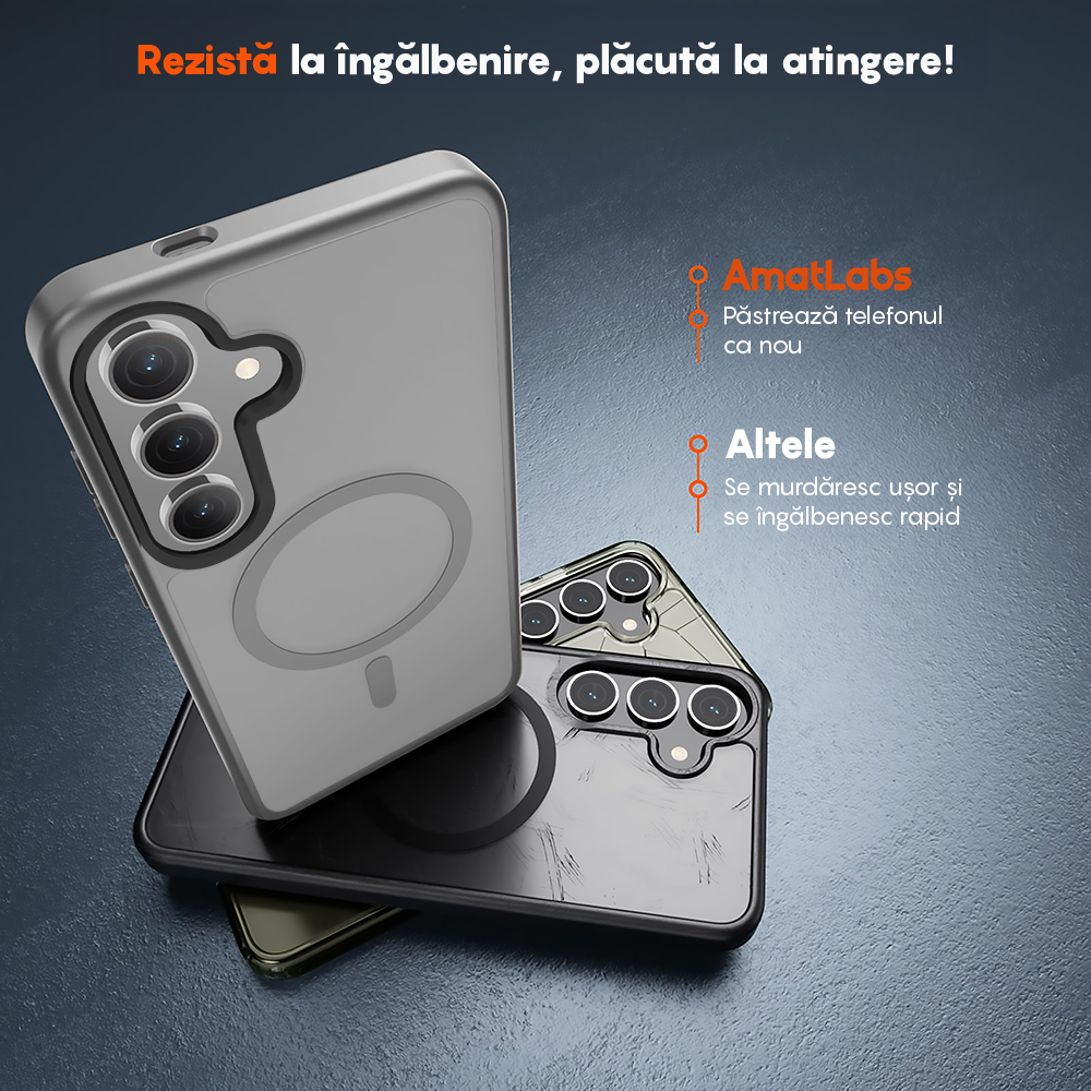Husa MagSafe - Samsung Galaxy S25 Plus - Gri Deschis
