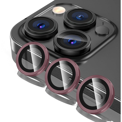 Folie Sticla Lentile Camera MaxDefense+ - iPhone 11 Pro/11 Pro Max - Roz
