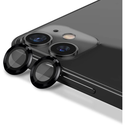 MaxDefense+ Camera Lens Glass Film - iPhone 12/12 Mini - Black