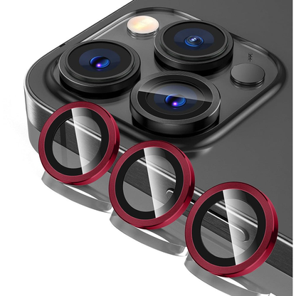 MaxDefense+ Camera Lens Glass Film - iPhone 12 Pro - Red