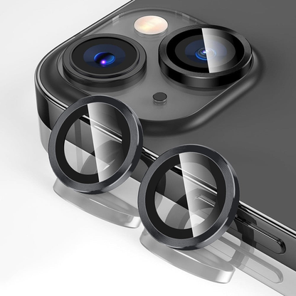 MaxDefense+ Camera Lens Glass Film - iPhone 13/13 Mini - Silver