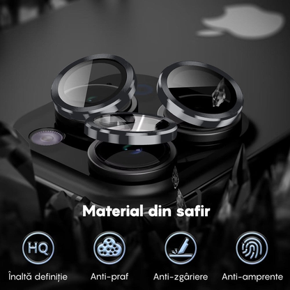 MaxDefense+ Camera Lens Glass Film - iPhone 13 Pro/13 Pro Max - Silver