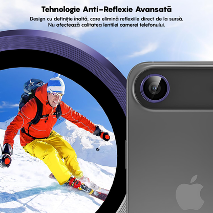 MaxDefense+ Camera Lens Glass Film - iPhone 17 Air - Dark Purple