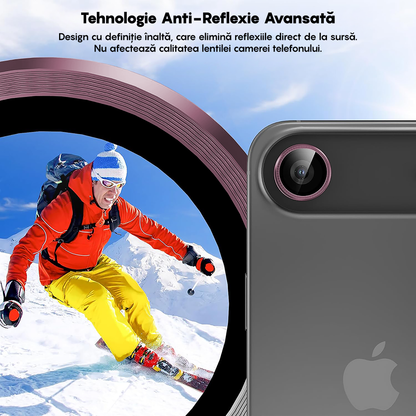MaxDefense+ Camera Lens Glass Protector - iPhone 17 Air - Rose