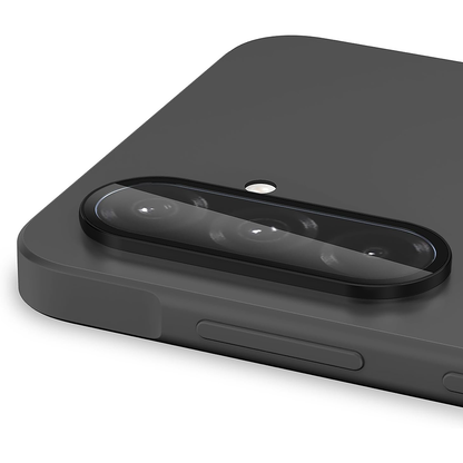 Folie Sticla Lentile Camera MaxDefense+ - Samsung Galaxy A56 / A36 - Negru