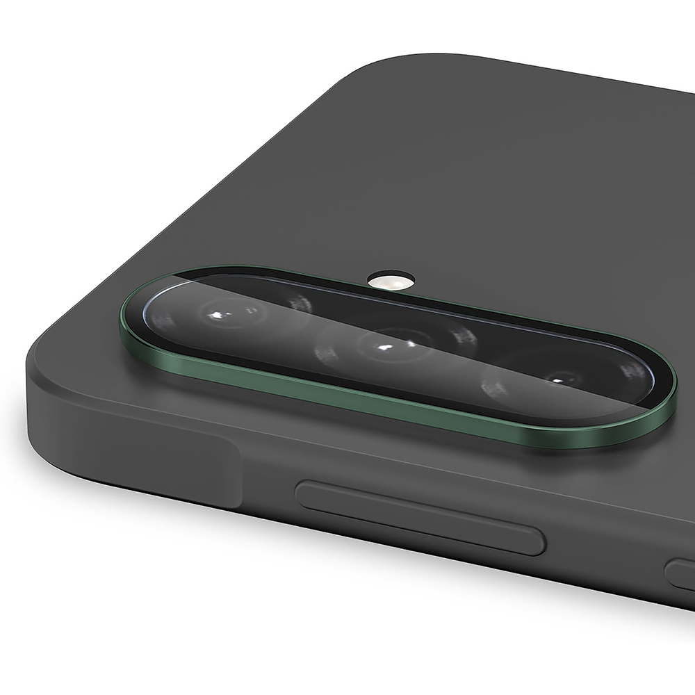 Folie Sticla Lentile Camera MaxDefense+ - Samsung Galaxy A56 / A36 - Verde