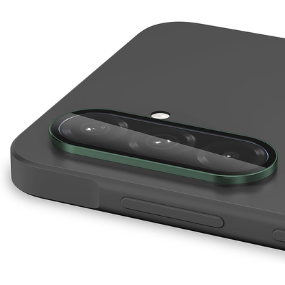 Folie Sticla Lentile Camera MaxDefense+ - Samsung Galaxy A56 / A36 - Verde