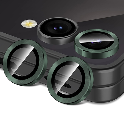 Folie Sticla Lentile Camera MaxDefense+ - Samsung Galaxy Z Flip5 - Verde
