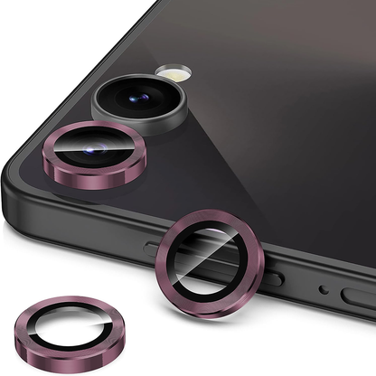 Folie Sticla Lentile Camera MaxDefense+ - Samsung Galaxy Z Flip5 - Roz