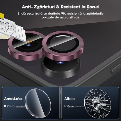 MaxDefense+ Camera Lens Glass Protector - Samsung Galaxy Z Flip7 - Rose