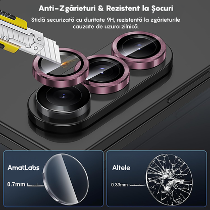 MaxDefense+ Camera Lens Glass Film - Samsung Galaxy Z Fold7 - Pink