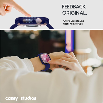 Carcasa 360° (Husa + Folie) - Apple Watch 10/11 - 46MM - Midnight Blue