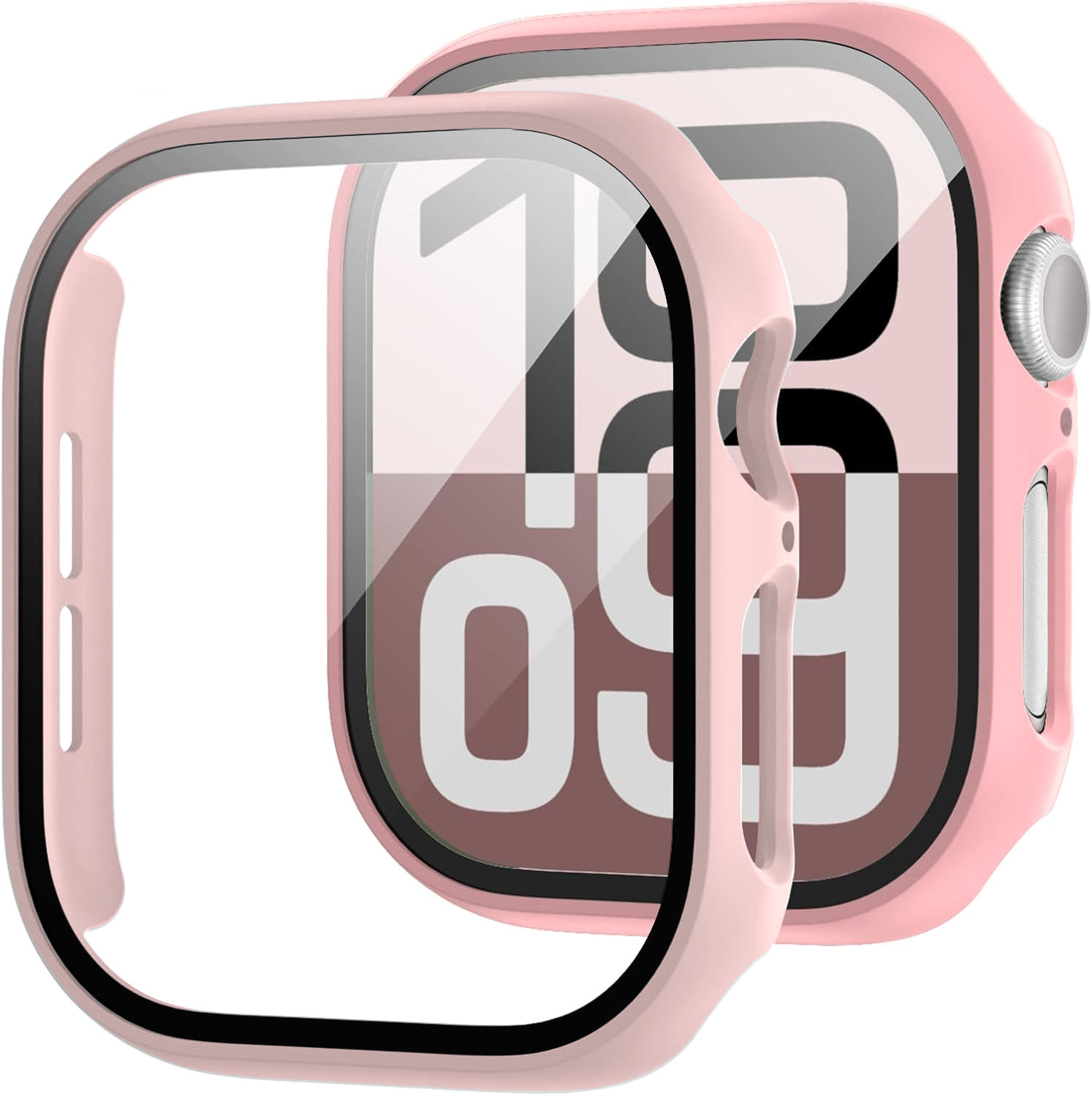 Carcasa 360° (Husa + Folie) - Apple Watch 10/11 - 46MM - Pink