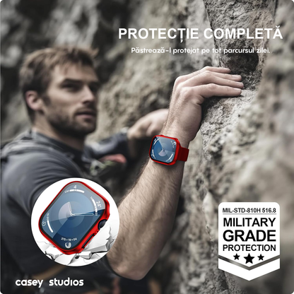 Carcasa 360° (Husa + Folie) - Apple Watch 10/11 - 46MM - Red
