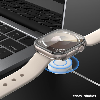 360° Case (Cover + Screen Protector) - Apple Watch 10/11 - 46MM - Transparent