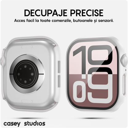 360° Case (Cover + Screen Protector) - Apple Watch 10/11 - 42MM - White