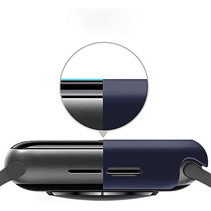 Carcasa 360° (Husa + Folie) - Apple Watch 1/2/3 - 38MM - Midnight Blue