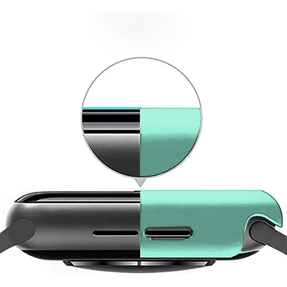 Carcasa 360° (Husa + Folie) - Apple Watch 1/2/3 - 38MM - Turqoise