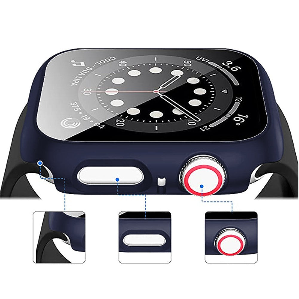 Carcasa 360° (Husa + Folie) - Apple Watch 4/5/6/SE - 40MM - Midnight Blue