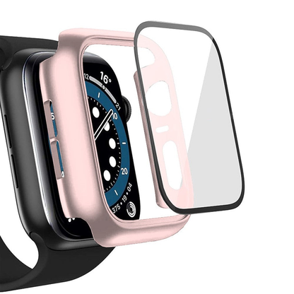 Carcasa 360° (Husa + Folie) - Apple Watch 4/5/6/SE - 40MM - Pink