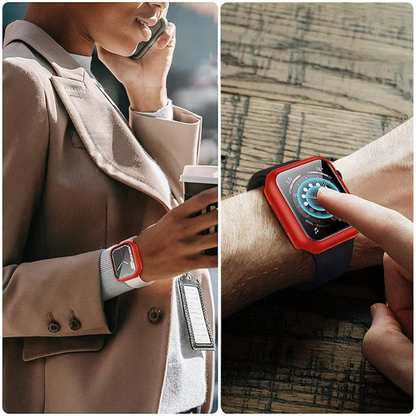 Carcasa 360° (Husa + Folie) - Apple Watch 7/8/9 - 41MM - Rosu