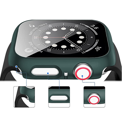 Carcasa 360° (Husa + Folie) - Apple Watch 1/2/3 - 42MM - Marine