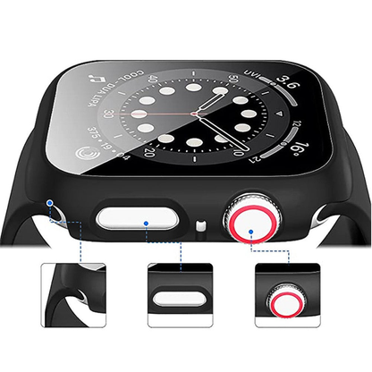 Carcasa 360° (Husa + Folie) - Apple Watch 7/8/9 - 45MM - Black