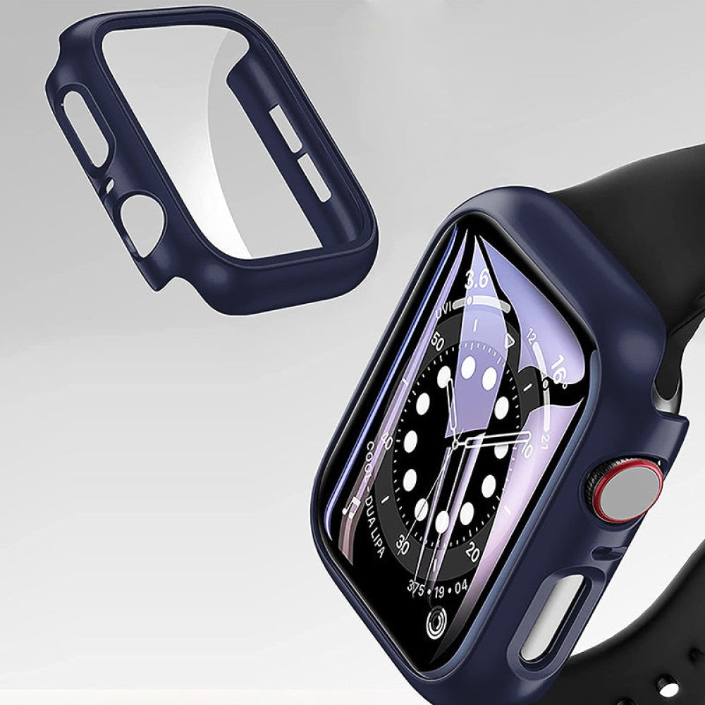 Carcasa 360° (Husa + Folie) - Apple Watch 7/8/9 - 45MM - Midnight Blue