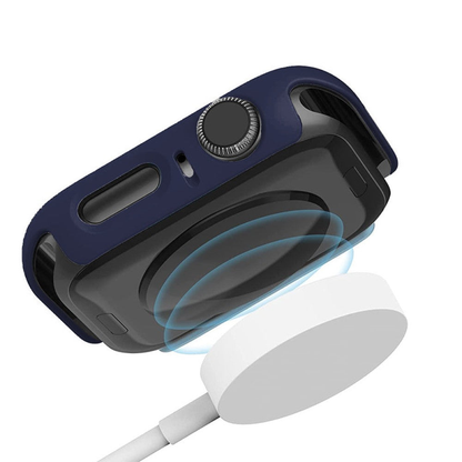 360° Case (Cover + Screen Protector) - Apple Watch 7/8/9 - 45MM - Midnight Blue