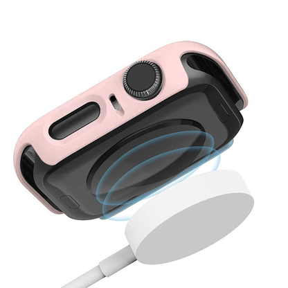 Carcasa 360° (Husa + Folie) - Apple Watch 7/8/9 - 45MM - Pink