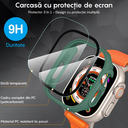 360° Case (Cover + Screen Protector) - Apple Watch Ultra 1/Ultra 2 - 49MM - Green